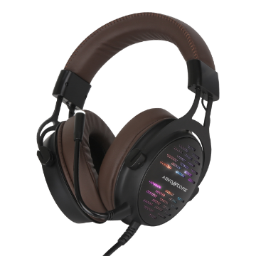 Abkoncore B760M 7.1 Virtual Gaming Headset with Adj Mic & RC (USB +3.5mm)