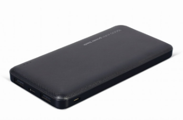 Gembird 10000 mAh power bank black PB10-02